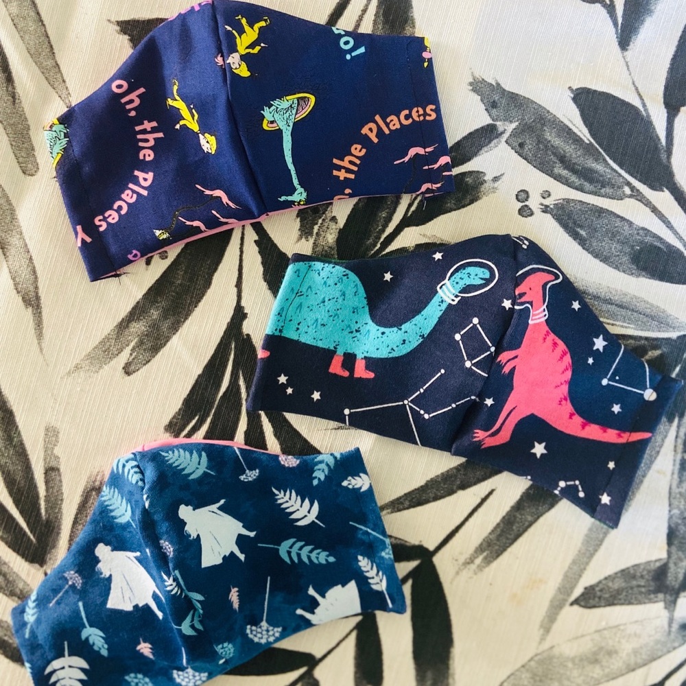 handmade children’s face masks